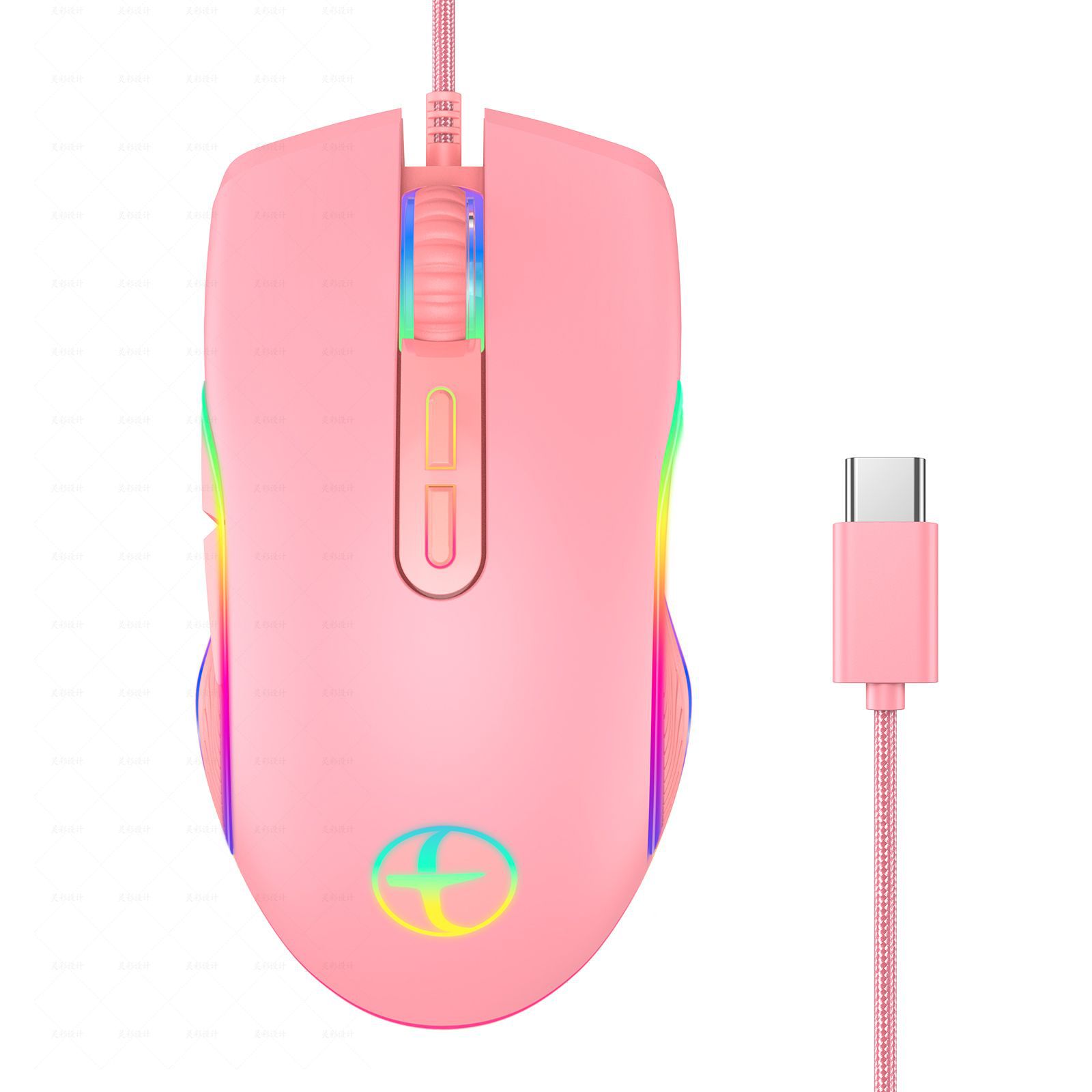 Pc Gaming Apple - RGB Wired Gaming Mouse Compatible with