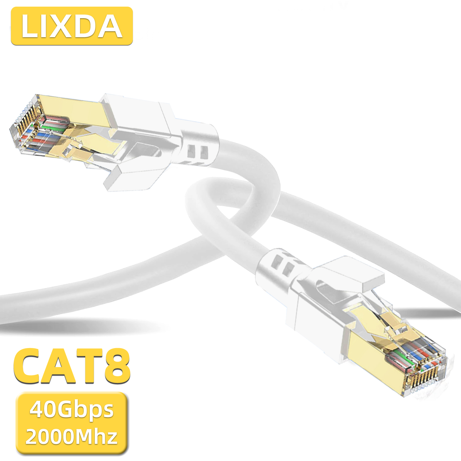 Pc Gaming Test - CAT8 Ethernet Cable SSTP 40Gbps 2000MHz