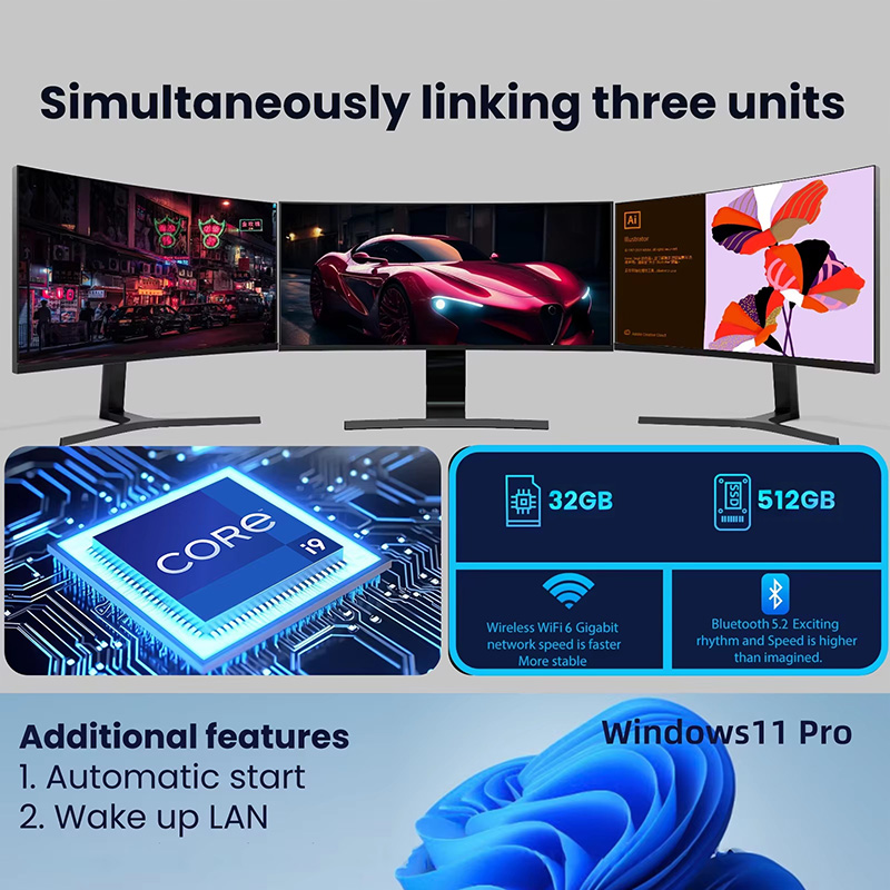 MINI PC Windows 11 Pro Core i9 - Pc Gaming I3 incelemesi ve fiyatı