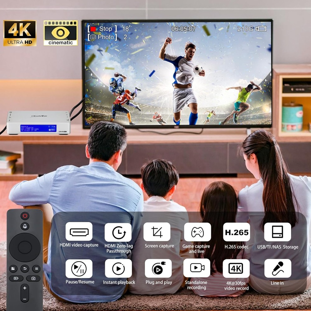 4K@30fps HDMI Video Recorder,  - Pc Gaming On Tv incelemesi ve fiyatı