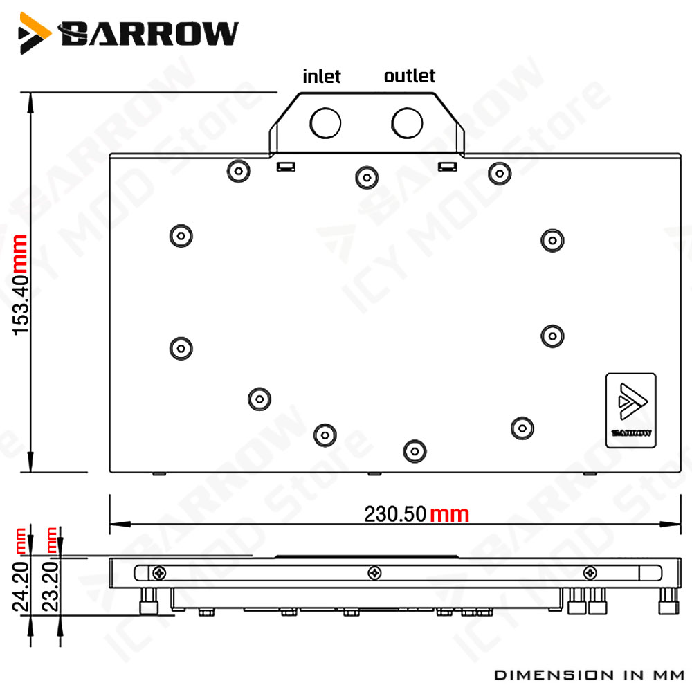Barrow VGA Water Block for Gig - Pc Gaming Water Cooling incelemesi ve fiyatı