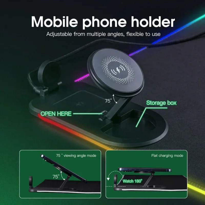Wireless Charging 3-In-1 RGB M - Pc Gaming Apple incelemesi ve fiyatı