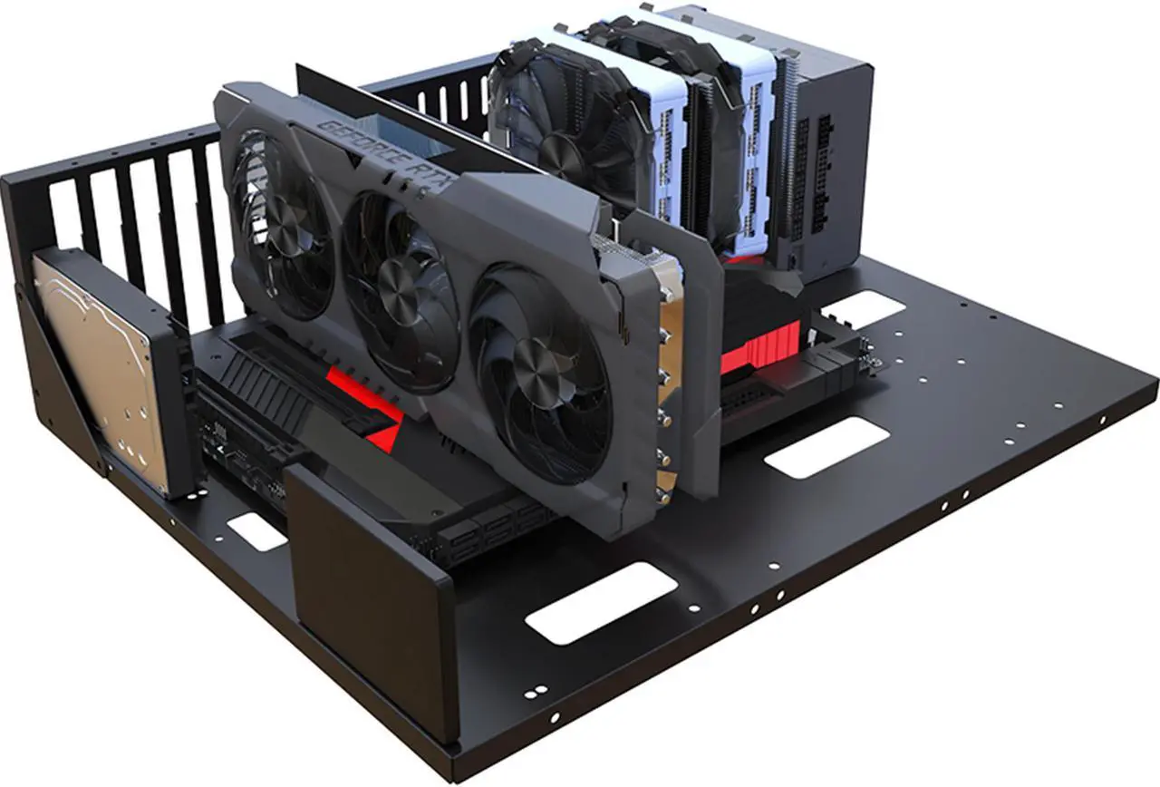 Open Chassis Rack, EATX ATX MA - Pc Gaming Test incelemesi ve fiyatı