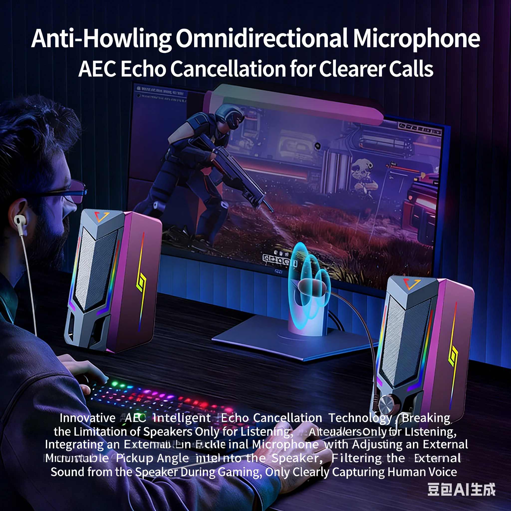 Desktop RGB Gaming Speakers Bl - Pc Gaming Apple incelemesi ve fiyatı
