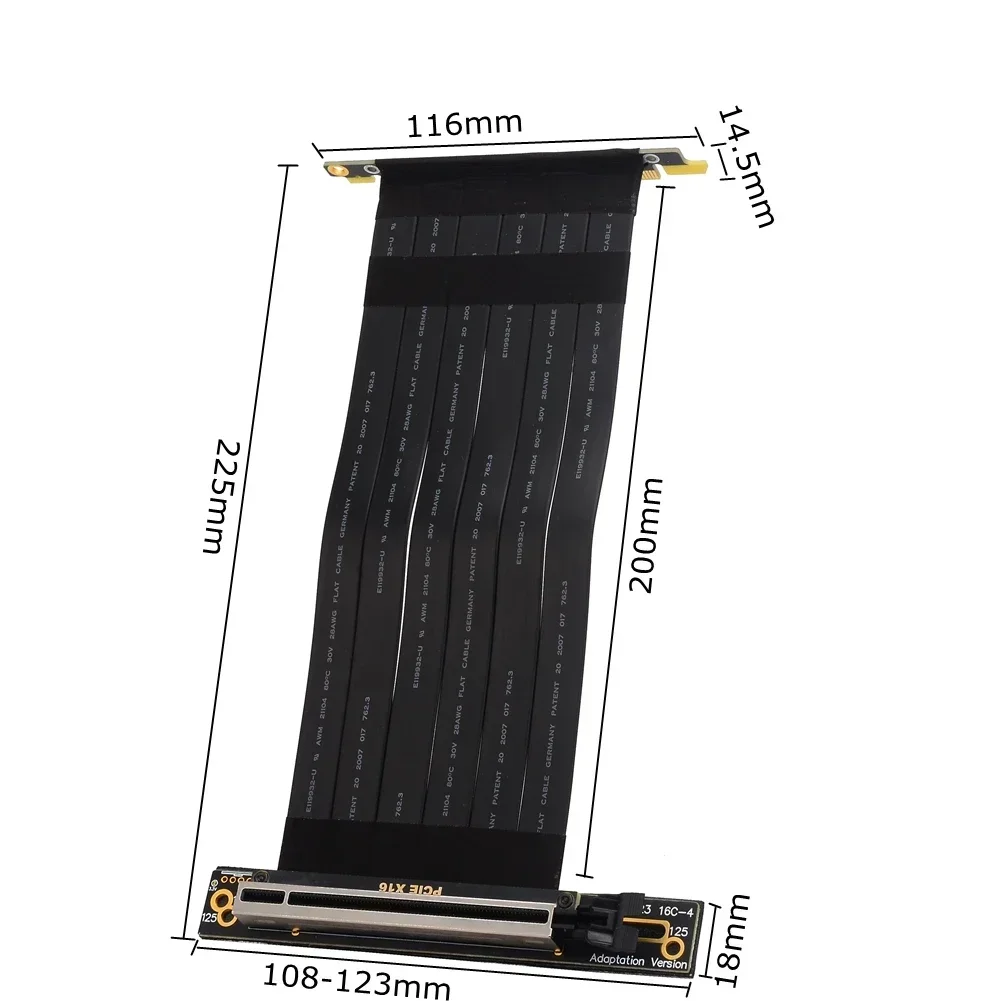 PCI Express x4 x8 x16 to x16 R - Pcie Riser Cable incelemesi ve fiyatı