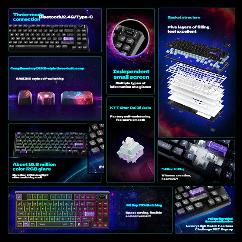 MSI FORGE GK600 W DUKE Three M - Pc Gaming Msi incelemesi ve fiyatı
