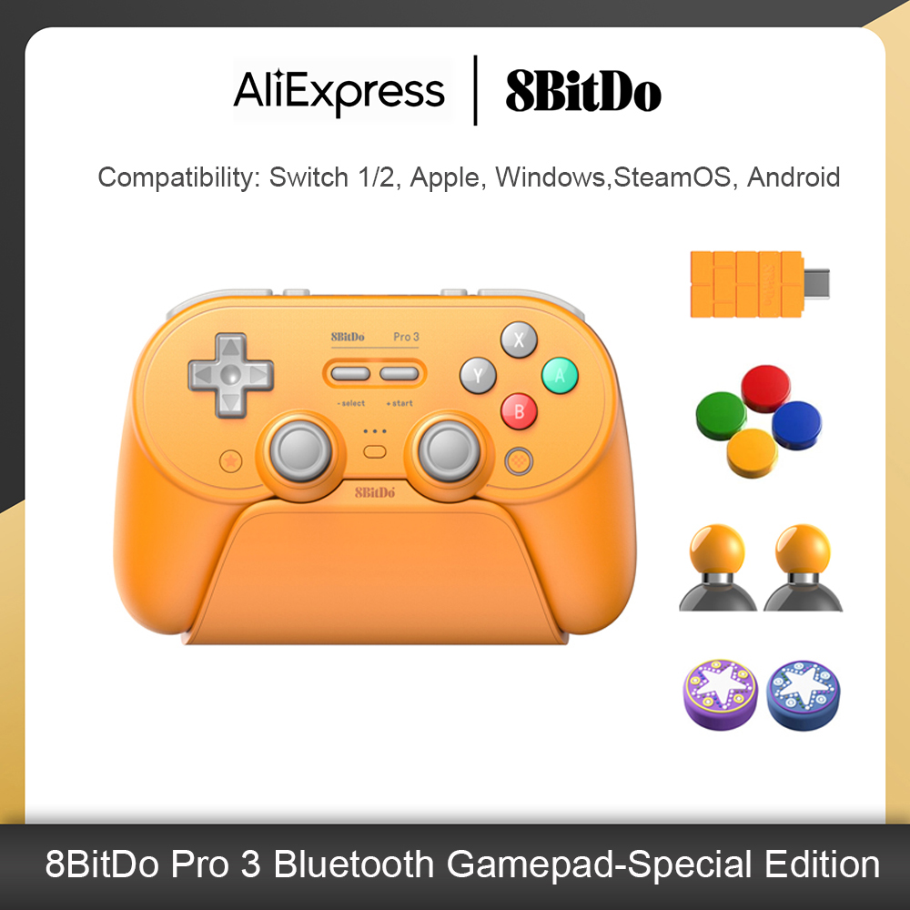 8BitDo Pro 3 Bluetooth Gaming  - Pc Gaming Apple incelemesi ve fiyatı