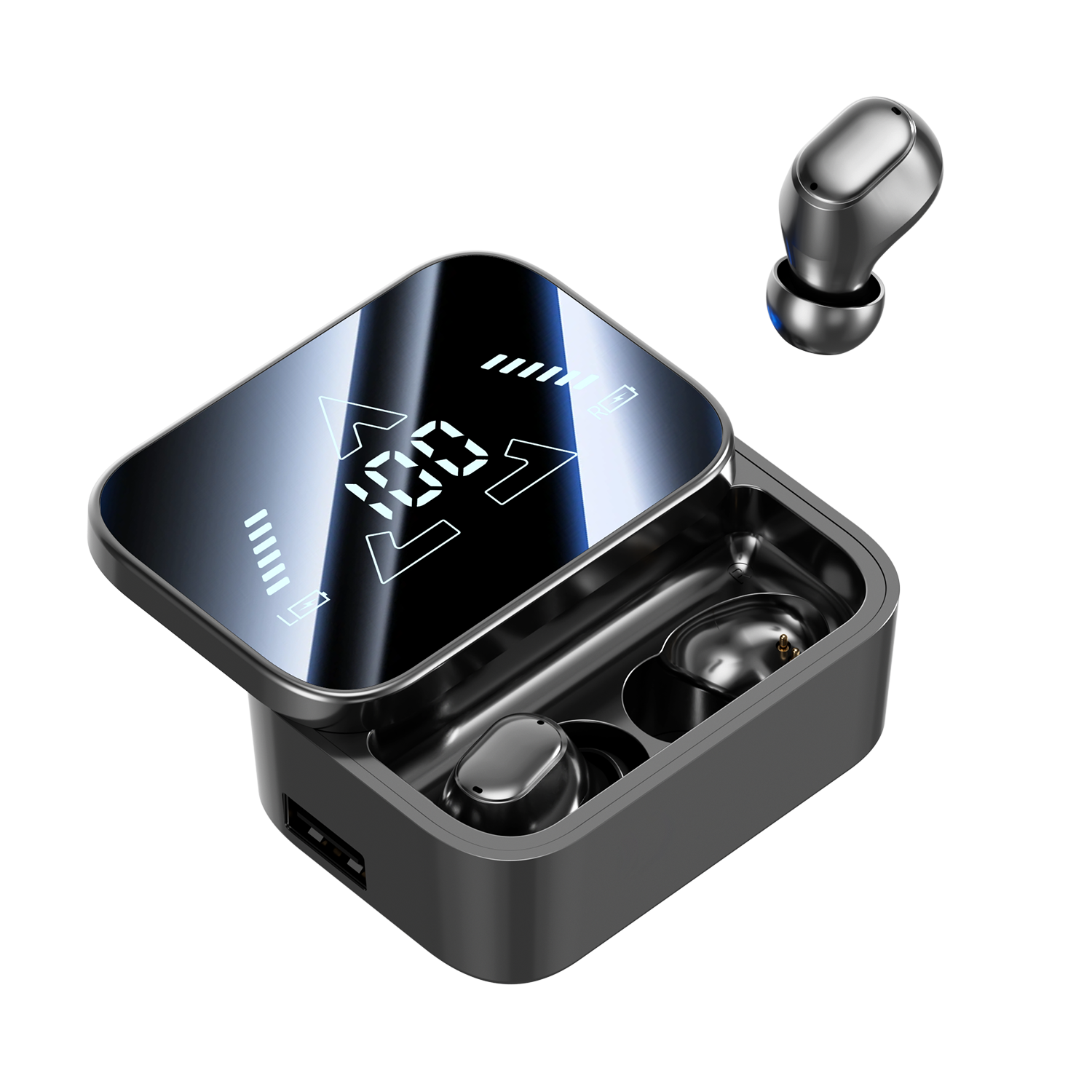 TWS Bluetooth Earbuds With LED - Pc Gaming Apple incelemesi ve fiyatı
