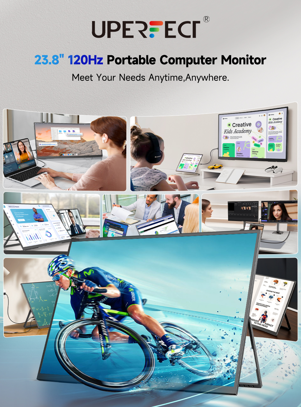 UPERFECT 23.8” 120HZ Large Por - Pc Gaming Y Monitor incelemesi ve fiyatı
