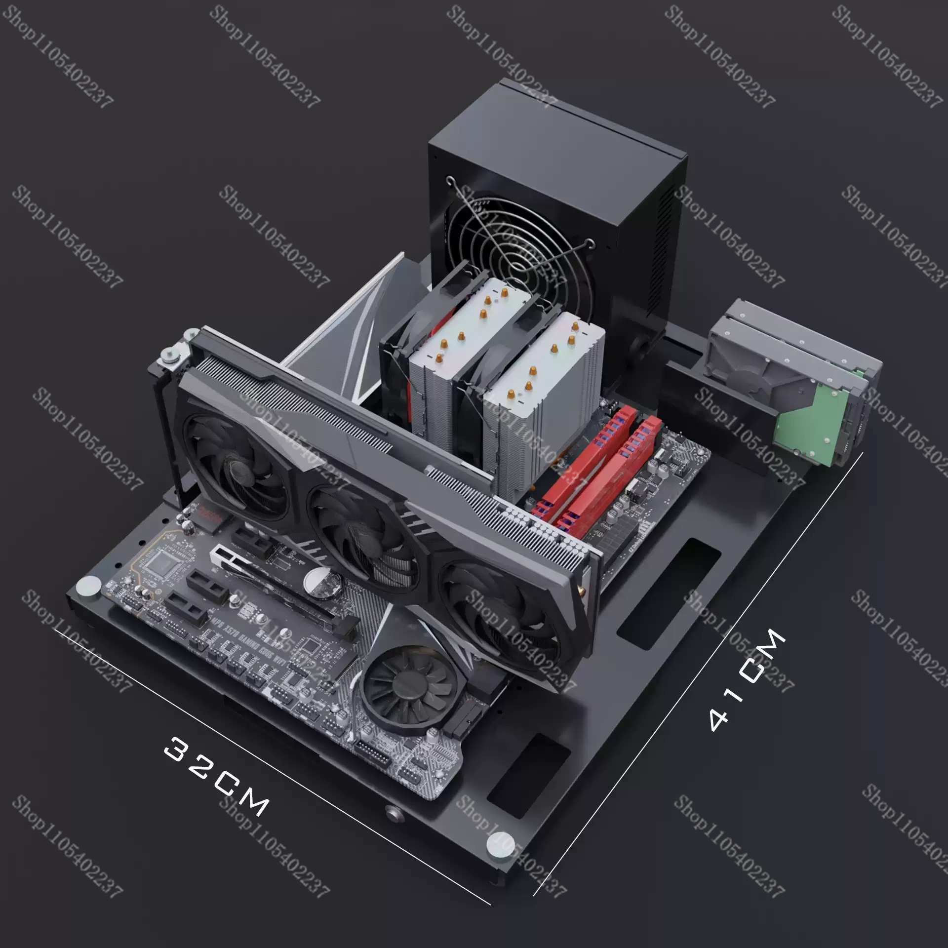 ATX MATX Open Frame PC Test Be - Pc Gaming Test incelemesi ve fiyatı