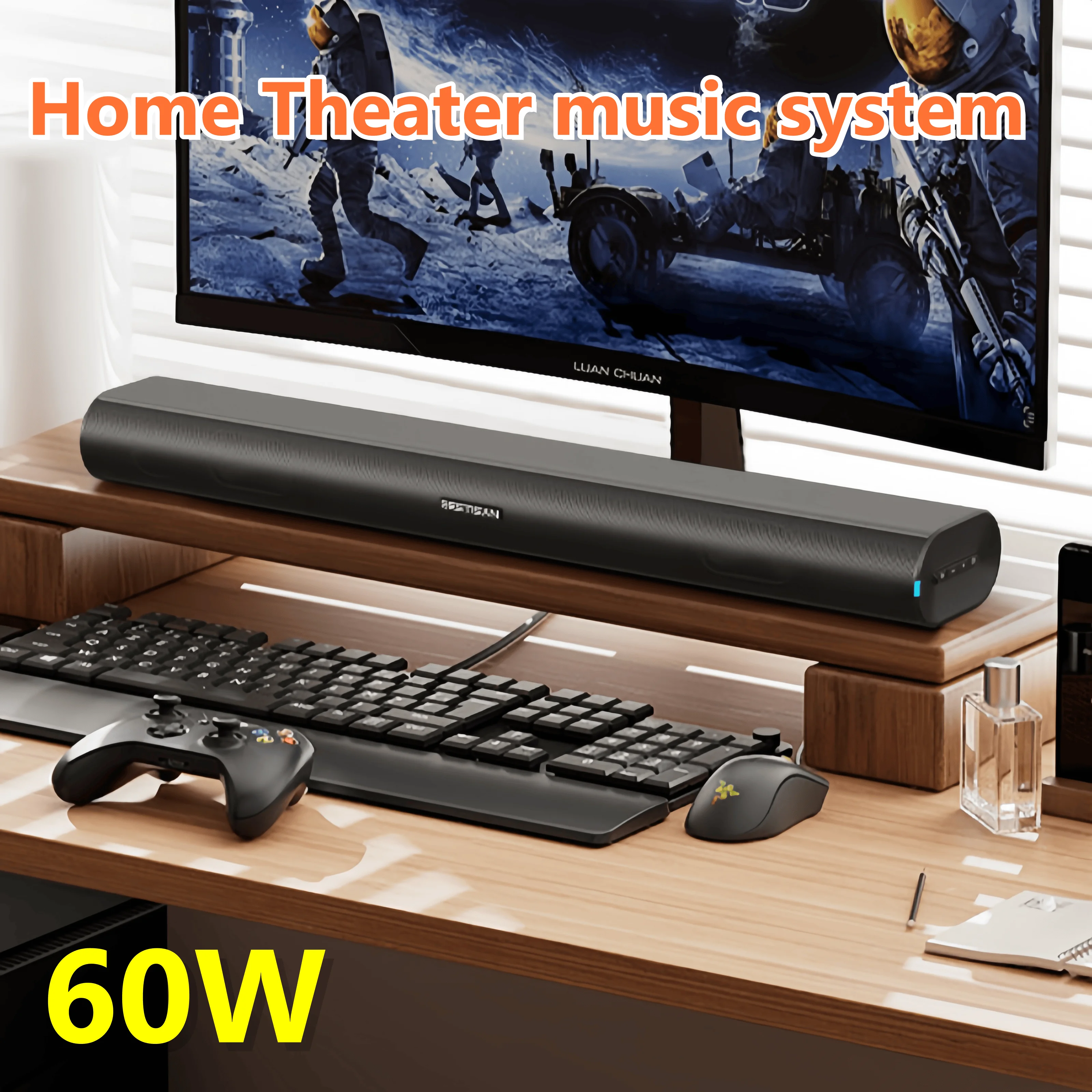 60W Sound Bars for TV Audio wi - Pc Gaming Apple incelemesi ve fiyatı