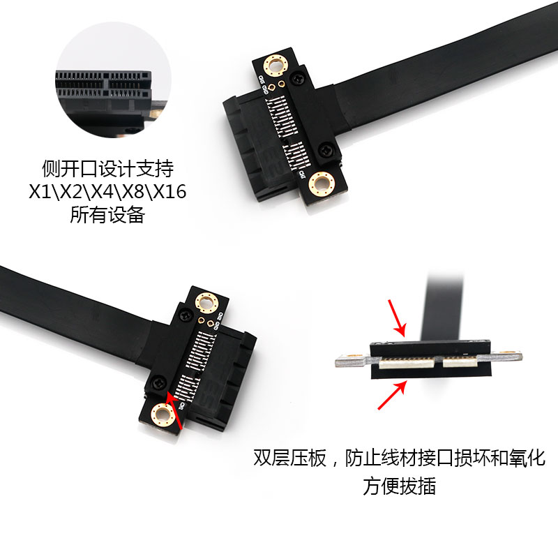 90 Degree Pci-E Pci Express 1X - Pcie Riser Cable incelemesi ve fiyatı