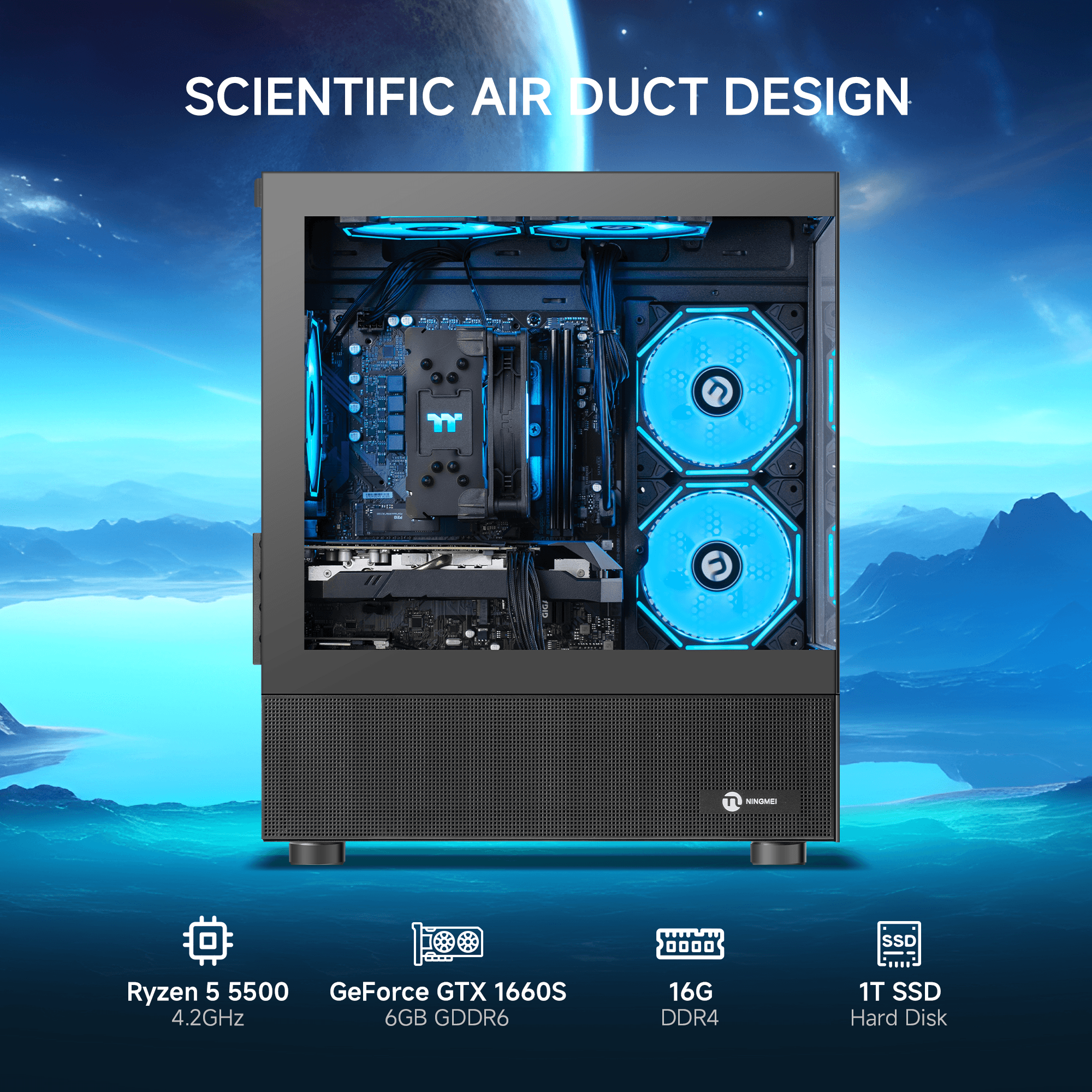 Ningmei Lumishore Gaming Pc Am - Pc Gaming Gtx 1660 Super incelemesi ve fiyatı