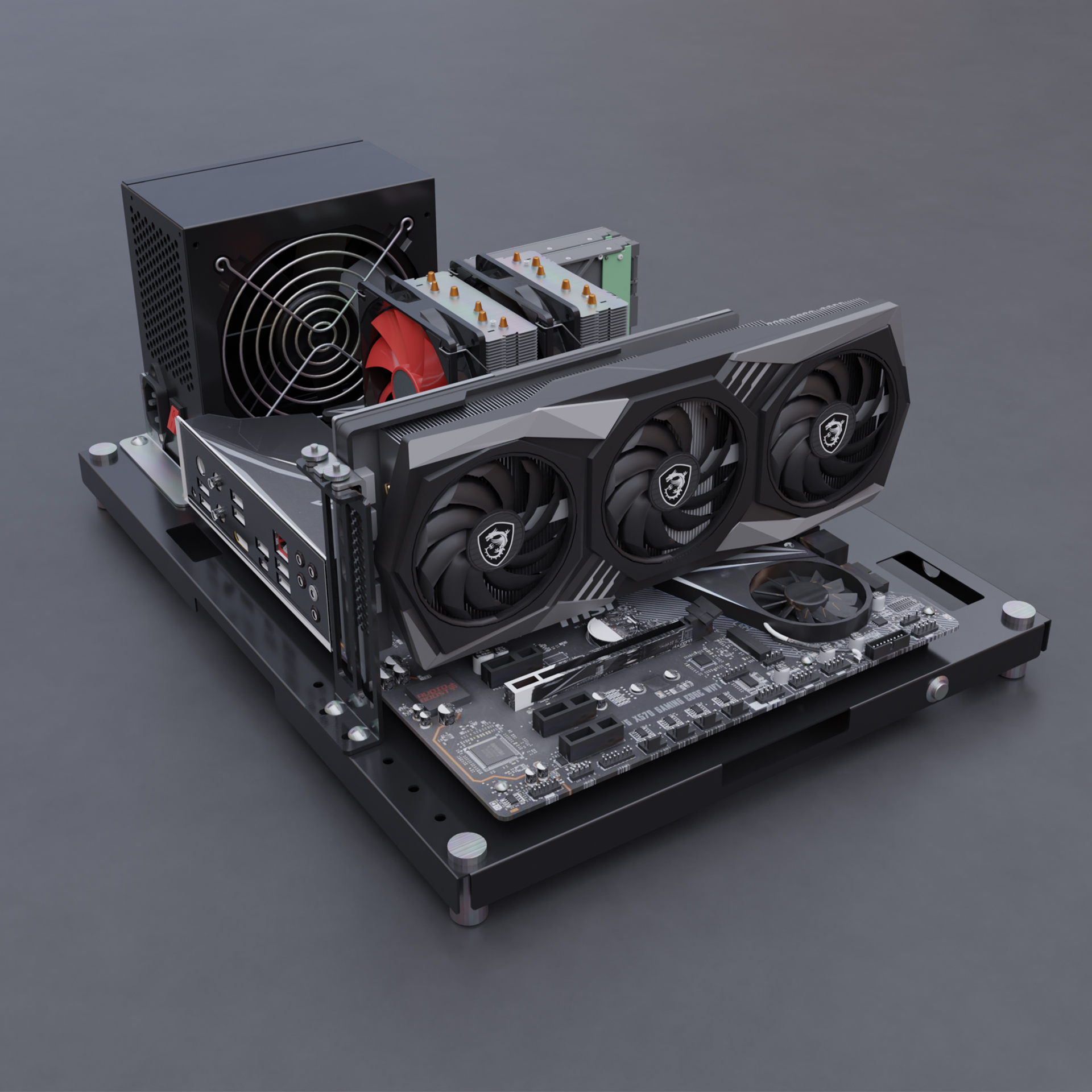 PC Test Bench Open Frame DIY G - Pc Gaming Test incelemesi ve fiyatı