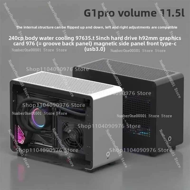 A4 ITX Aluminum Case SFX 240mm - Pc Gaming Water Cooling incelemesi ve fiyatı