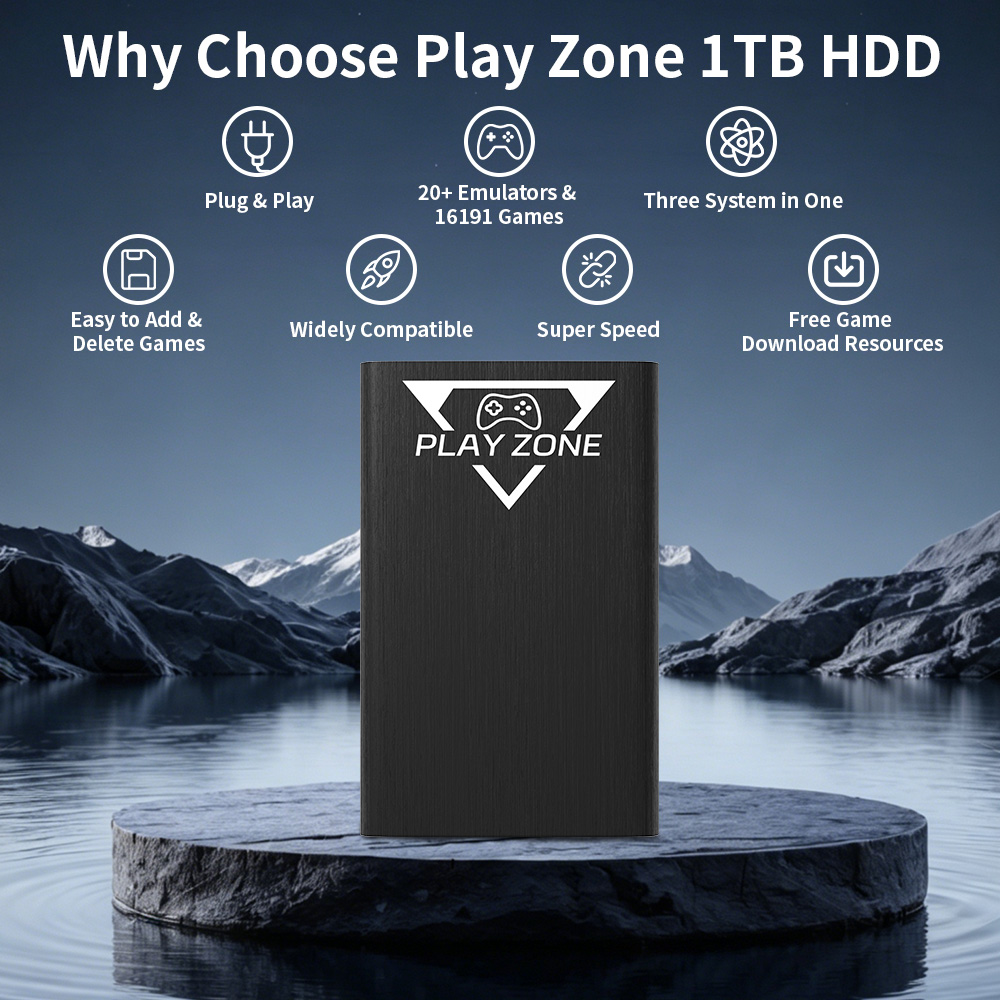 Play Zone 1TB Portable Gaming  - Pc Gaming Aaa incelemesi ve fiyatı