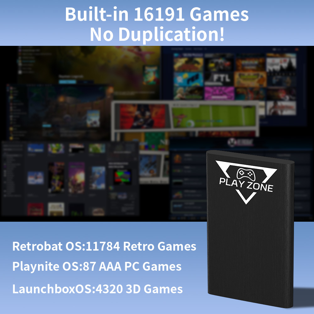 Play Zone 1TB Portable Gaming  - Pc Gaming Aaa incelemesi ve fiyatı