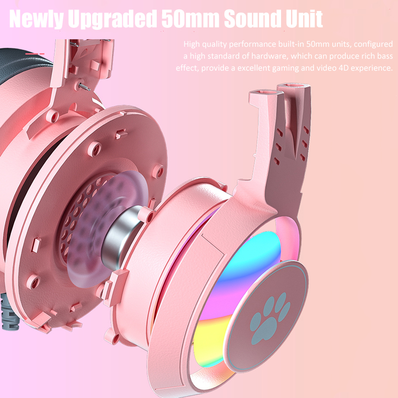 Cute Cat Ear Gaming Headphones - Pc Gaming Y Monitor incelemesi ve fiyatı
