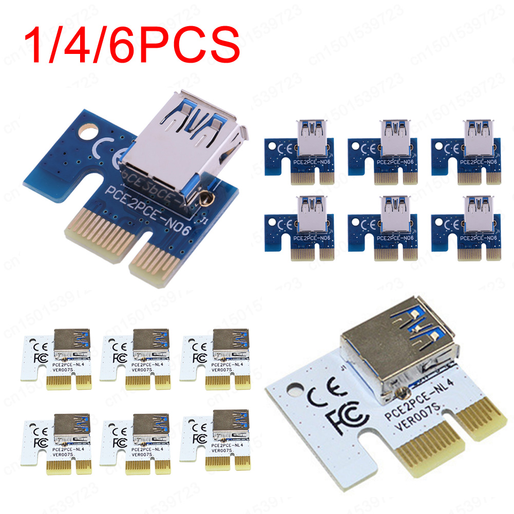 1/4/6PCS PCI E X1 Adapter PCIe - Pcie Riser Cable incelemesi ve fiyatı