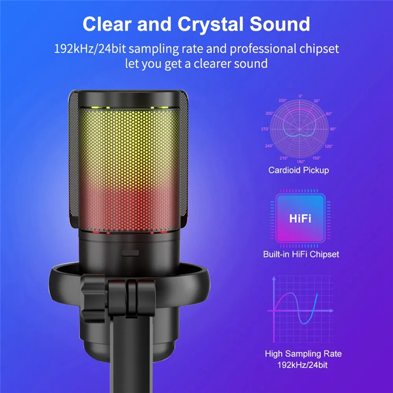 A93P Gaming RGB Microphone, US - Pc Gaming On Tv incelemesi ve fiyatı