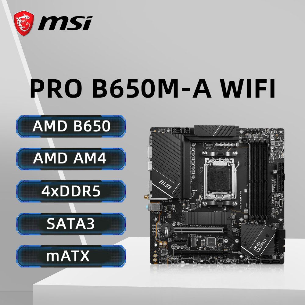 MSI PRO B650M-A WIFI Motherboa - Pc Gaming Msi incelemesi ve fiyatı